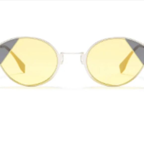 Fendi 51mm Cat Eye Sunglasses yellow - Picture 2 of 9